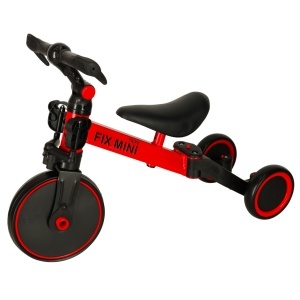 Trike Fix Mini tricicleta de cross-country 3in1 cu pedale roșu - Img 3