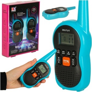 Walkie Talkie walkie talkie pentru copii cu o rază de acțiune de 3 km, set de 2 buc.