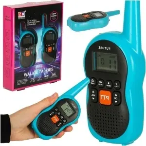 Walkie Talkie walkie talkie pentru copii cu o rază de acțiune de 3 km, set de 2 buc.