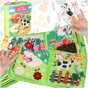 Broșură senzorială educativă manipulativă pentru ferme