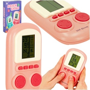 Electronic arcade joc consola portabil roz