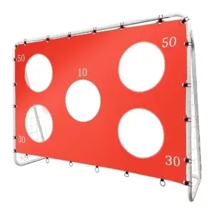 Golul de fotbal pentru copii 2in1 + covor de precizie 215 x 153 x 76 cm
