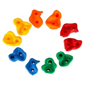 Pietre de cățărat pentru copii mânere de cățărat colorate 10 buc + șuruburi - Img 2