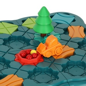 Puzzle bord joc labirint obstacol curs 56 el. - Img 3