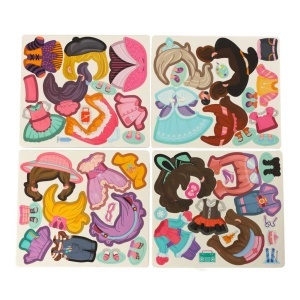 Puzzle puzzle magnetic rochie magnetică pentru păpușă 51el. - Img 3