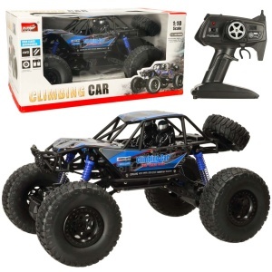 RC Crawler Crawler Climbing Car 1:10 4WD 48cm albastru