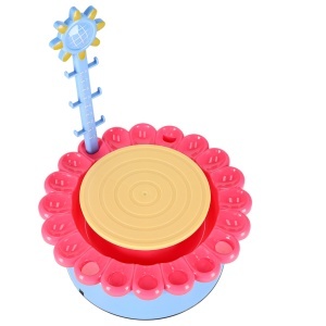 Set creativ de roată de olărit cu lut și vopsele 600g - Img 3