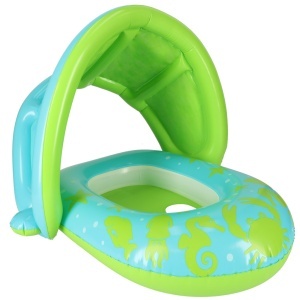BESTWAY 34091 Ponton gonflabil cu baldachin verde - Img 2