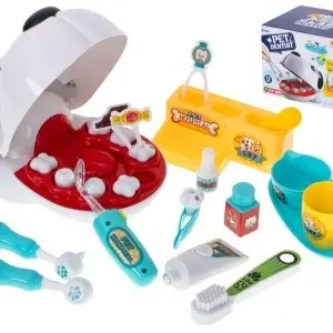 Câine câine la dentist bolnav dinte dinte de vindecare dinte