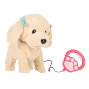 Câine interactiv în lesă latră se plimbă coada mișcă Poodle - Img 2