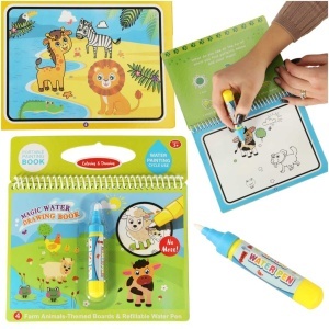Carte de apă cu marker - Animale