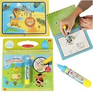 Carte de apă cu marker - Animale