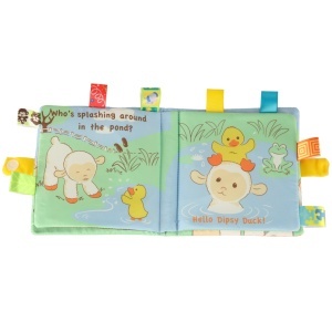 Carte senzorială carte teether tag oaie - Img 3