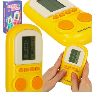 Electronic arcade joc consola portabil galben