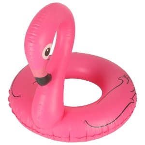 Flamingo roată gonflabilă 90cm - Img 3