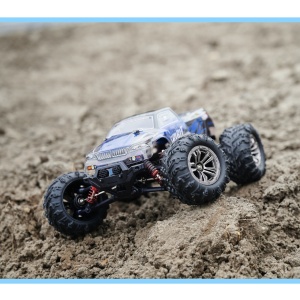 Mașină RC Q901 fără perii 1:16 2.4G 4CH 52km/h albastru - Img 3