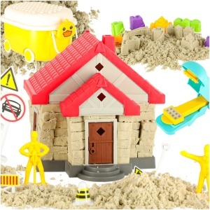 Nisip pentru copii 750g casă mucegaiuri figurine creative set