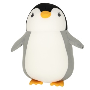 Pernă de călătorie 2in1 gât cornet pentru mașină avion pinguin mascotă - Img 2