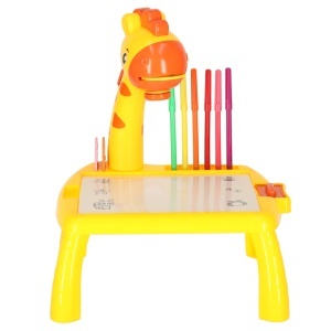 Proiector de proiector de desen tabel girafa galben - Img 3