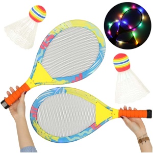 Rachete de tenis cu LED-uri luminoase + săgeți