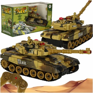 RC War Tank 9993 rezervor de război 2.4 GHz rezervor deșert 2.4 GHz