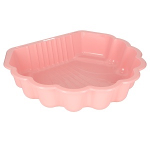 Sandbox piscină închisă Shell Twins dublu 2in1 174x79x20cm roz - Img 3