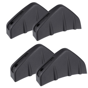 Set 4 ornamente Tuning tip "SPLITTER" pentru bara spate, culoare Neagra - Img 2