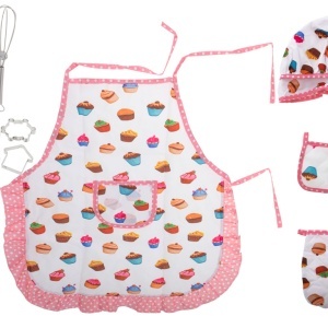 Set de bucătărie pentru gătit șorț + accesorii - Img 2