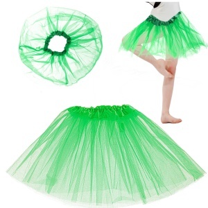 Tulle tutu fusta costum fusta verde