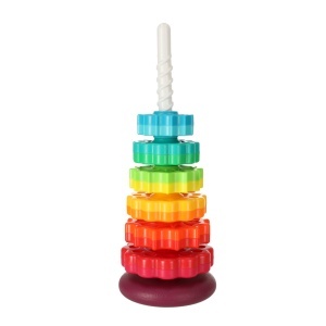 Turn curcubeu piramidă piramidă spirală pentru stivuire - Img 2