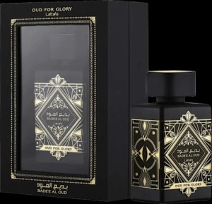 Lattafa Bade'e Al Oud Oud for Glory Eau de Parfum 100 ml Unisex – Parfum Oriental Lemnos cu Oud, Șofran și Patchouli