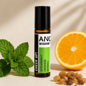 Roll-On Aromaterapie Cheer Up – Mentă Verde, Portocală și Smirnă | ANC Wisdom 10 ml