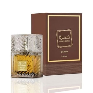 Lattafa Khamrah Qahwa Eau de Parfum 100 ml Unisex – Parfum Oriental Gurmand cu Cafea, Scorțișoară și Vanilie - Img 2