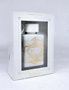Lattafa Bade'e Al Oud Honor & Glory Eau de Parfum 100 ml Unisex – Parfum Oriental Gurmand cu Ananas, Crème Brûlée și Vanilie - Img 2