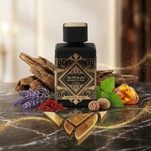 Lattafa Bade'e Al Oud Oud for Glory Eau de Parfum 100 ml Unisex – Parfum Oriental Lemnos cu Oud, Șofran și Patchouli - Img 2