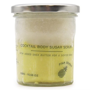 Scrub de Corp cu Zahăr Piña Colada 300 g – Ancient Wisdom | Exfoliere delicată și hidratare cu unt de shea - Img 2