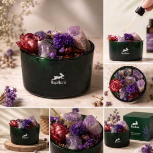 Difuzor de Aromă cu Cristale Ametist – Hop Hare Aroma Stone Diffuser