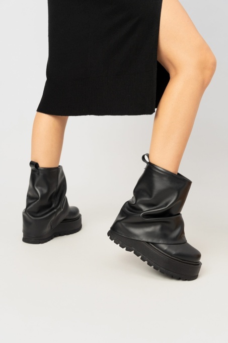 Ghete - Slouchy Short - Negru - 3