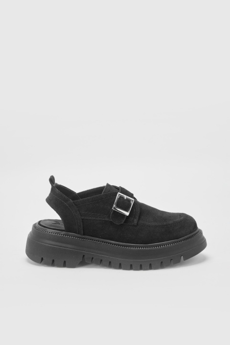 Pantofi - Flow - Negru Velur
