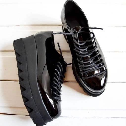 Pantofi - .Lyon - Liquid Black - 3