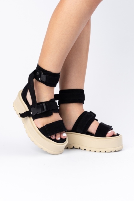 Sandale - Core - Negru Velur - 8
