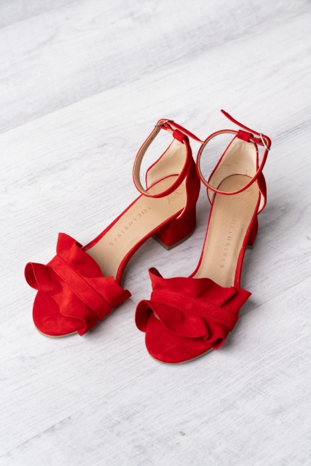 Sandale - Ruffles - Red - 5cm - 4
