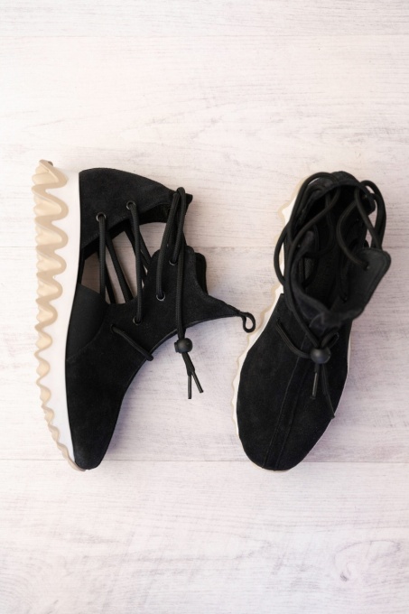 Sneakersi - Adore - Negru - 4