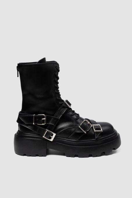 Ghete - Buckle Fury - Negru