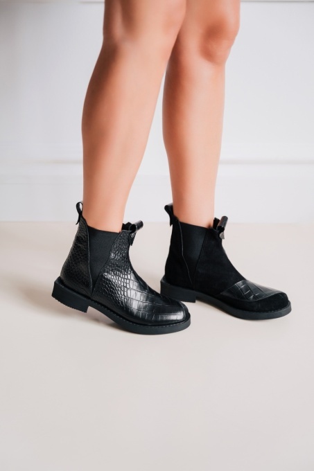 Ghete - Elegance - Croco Black
