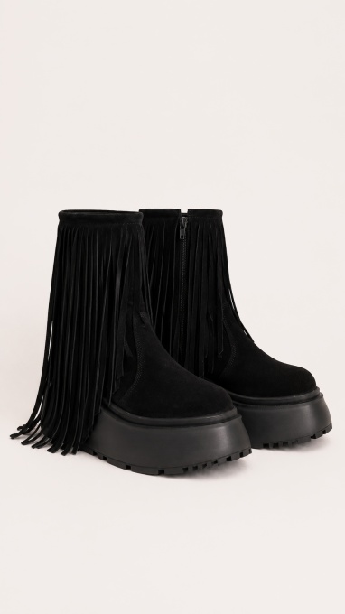 Ghete - Fringe Fury - Velur Black - 8