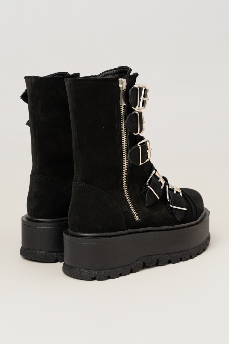 Ghete - Luna - Velur Black - 3