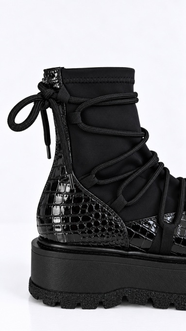 Ghete - .Moon - Croco Black - 6