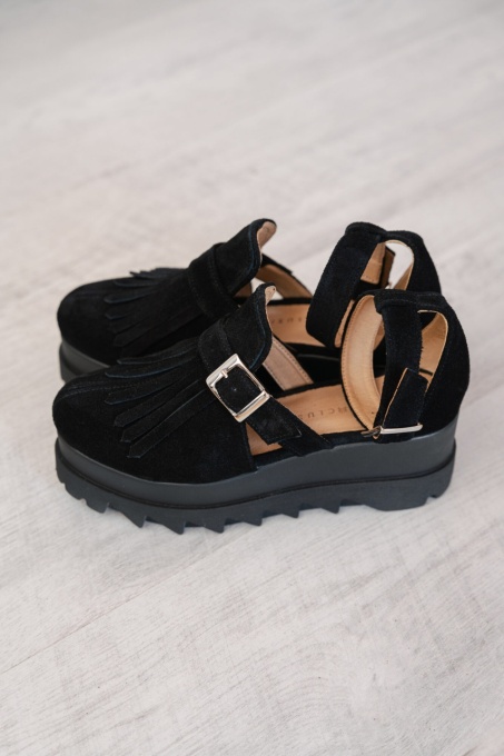 Pantofi - Amur - Black - Talpa Inalta - 2
