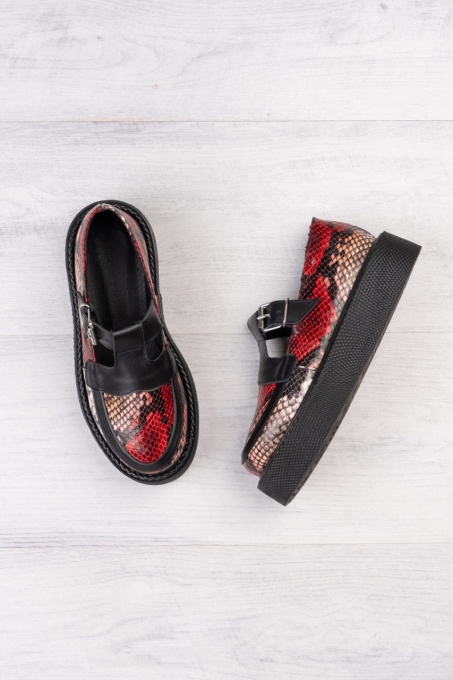 Pantofi - Celine - Red Snake - 4